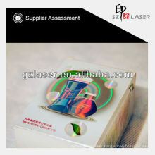 Aluminium packing roll film with hologram for tobacco box